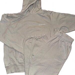 Talentless Tan/Gray Hoodie and Sweatpants Set